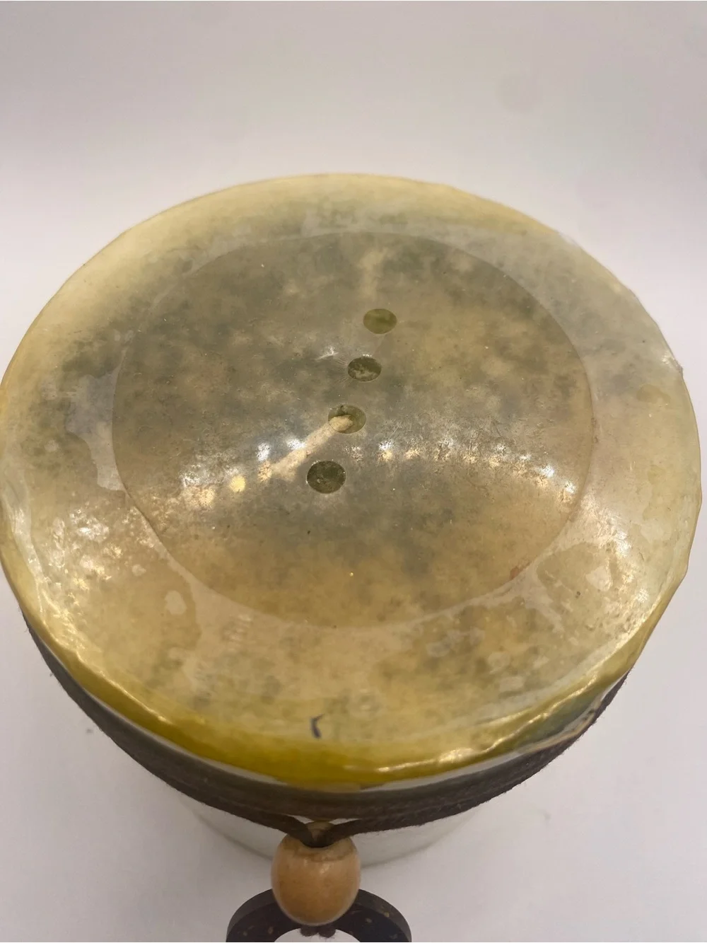 Pier 1 pillar candle with a matching ceramic tray great bundle